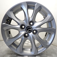MAZDA 2 MK3 15'' SILVER ALLOY WHEEL 9965395550 (R1-F)