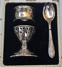 Vintage Cased Christening Set