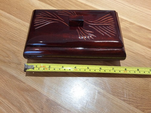 Vintage wooden decorative box - wooden,