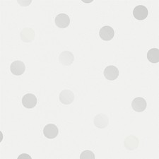 Polka Dots Wallpaper Grey