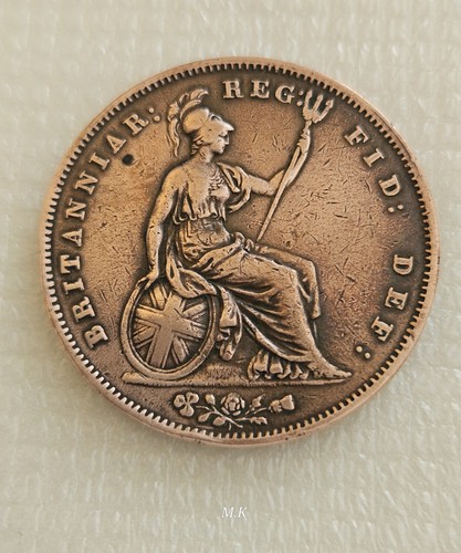 1854 penny queen victoria - queen,