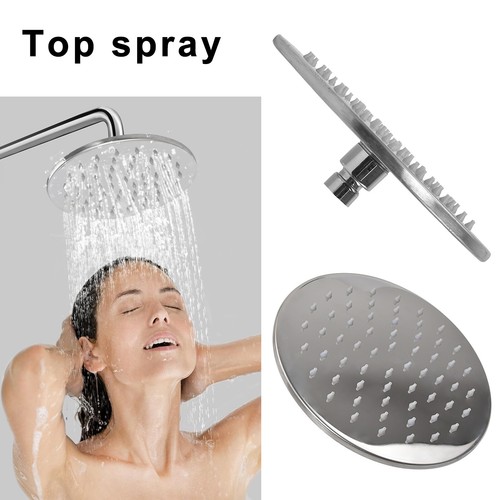 Fixed round shower head - round, 8-inch