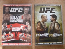 UFC DVD'S X2 UFC 153 AND UFC 154 PAL UK VERY GOOD CONDITION