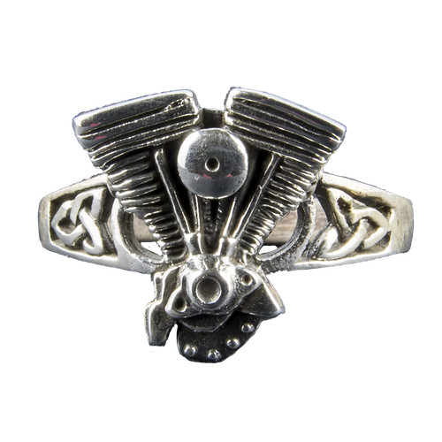 Motor bike twin engine - v,