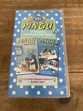 Pingu 2 On 1 VHS Video Barrel Of Fun & Building Igloos BBC 17 Adventures 
