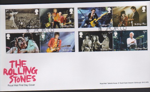 2022 set fdc rolling - fdc, stones