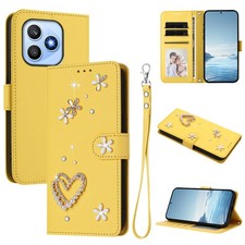 Diamond love wallet case - love,