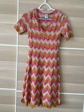 M Missoni Collection Chevron Dress Approx Uk 8 Lined