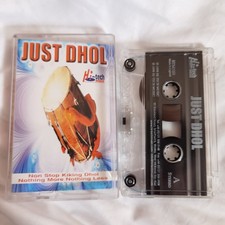 JUST DHOL HI TECH MUSIC PUNJABI BHANGRA AUDIO CASSETTE TAPE RARE SAME DAY POST