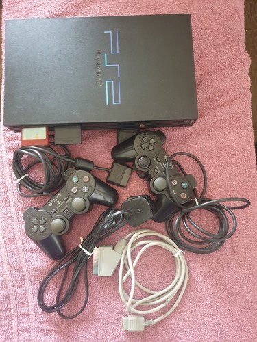 Sony ps2 black console - sony,