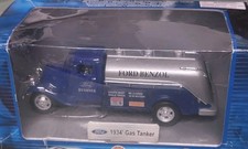 Tins Toys Ford 1934 Gas Tanker Pull Back and Go Action