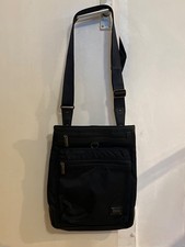 Zero Halliburton black nylon messenger bag 