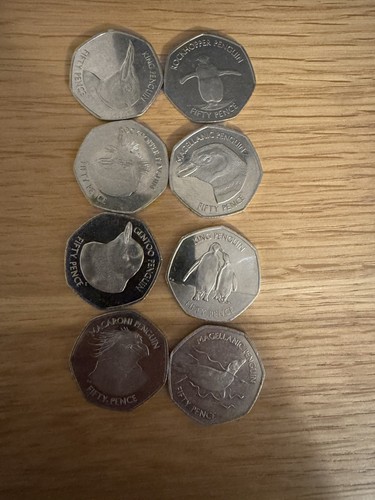50p coin job lot very - job, rare