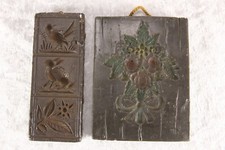 2 Vtg Wax Springerle Molds