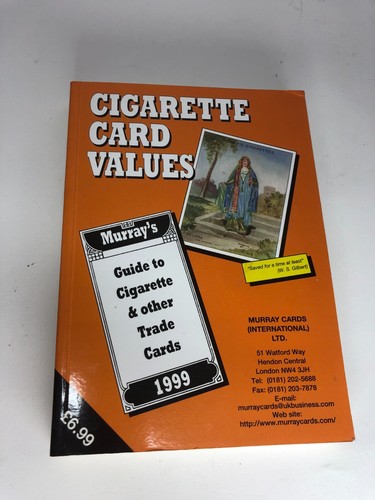 Murray cigarette card values - cigarette,