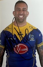 Paul Vaughan Hand Signed Warrington Wolves 6x4 Photo Rugby League