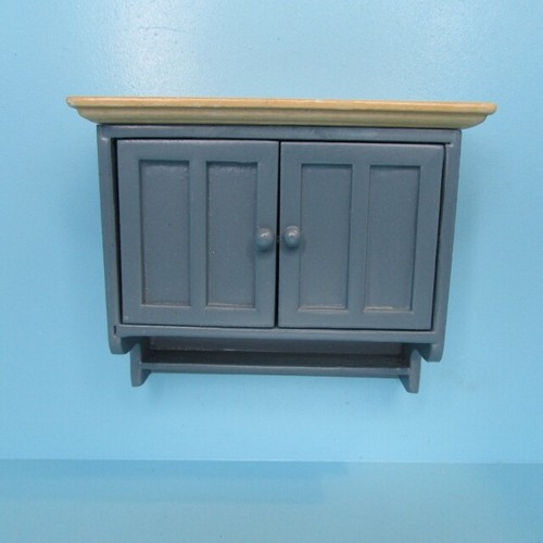 Dollhouse miniature wood grey - dollhouse,