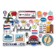 Sticker sheet netherlands - sheet,