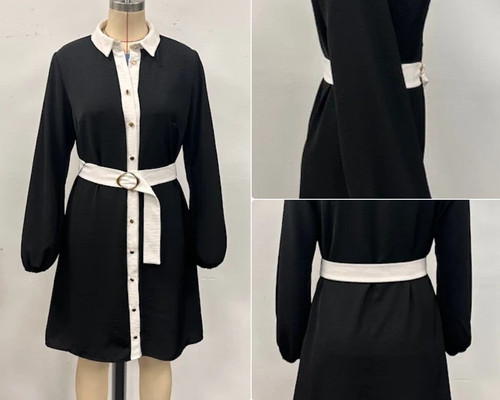 Lipsy mono shirt dress - mono,