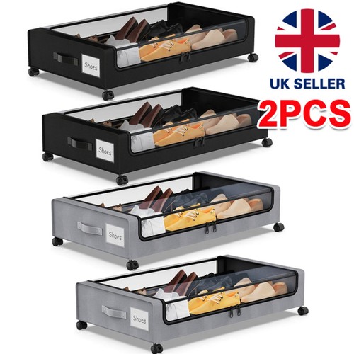 2pcs under bed storage with - bed,