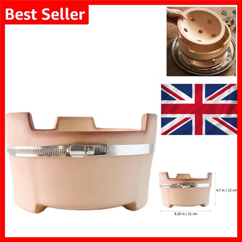 Red clay charcoal stove - clay,