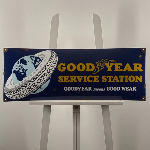 Goodyear advertising sign - -,
