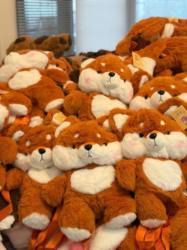 Plush fox toy bag for - for, kids