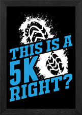 5 km Parkrun 5K run Framed