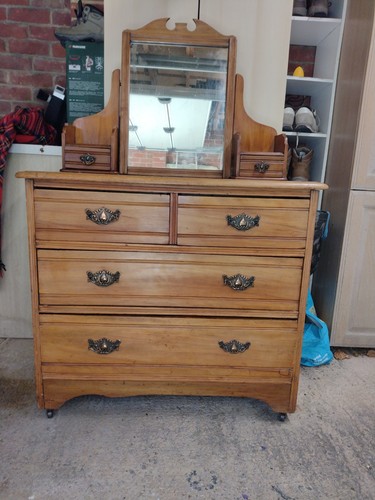 Victorian satinwood dressing - victorian,