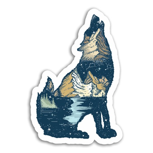 10cm wild wolf vinyl - wild,