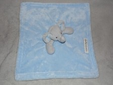 Blankets and Beyond elephant comforter soft toy blue blankie grey