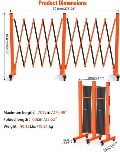 9ft 23ft expandable - 9ft–23ft, metal