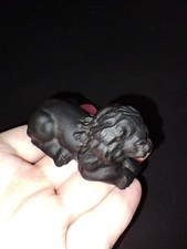 Black Obsidian Crystal Lion