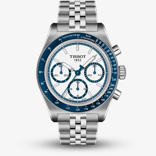 Tissot pr516 white dial blue - tissot,