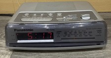 Panasonic RC-6266 AM FM Red LED Display Clock  Alarm Radio - Tested & Working