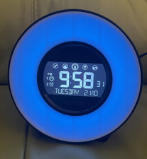 La Crosse Technology Digital Snooze Alarm Clock C83117 Mood Light Nature Sound