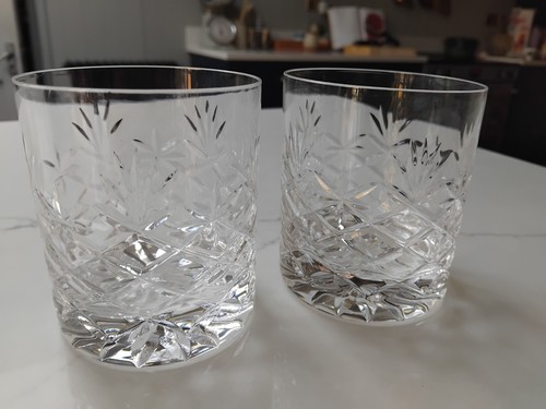 Thomas webb whiskey tumblers - webb,