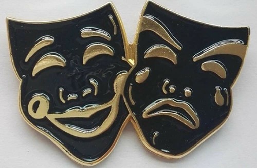 Drama masks black gold - masks, &