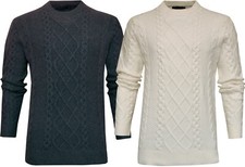 Cable Knit Jumper Plain