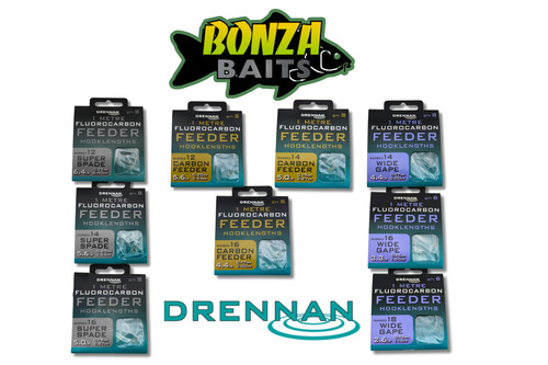 Drennan fluorocarbon 1m hook - fluorocarbon,