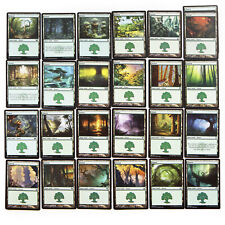 Forests (Green) - Basic Lands x25 - Magic the Gathering MTG