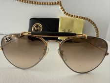 EXC VTG*NOS*PRECIOUS METALS*W0553*24K.GOLD/PLATINUM  B&L RAY-BAN USA SUNGLASSES