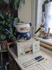 Boots Fondue Set 6pc Enamel