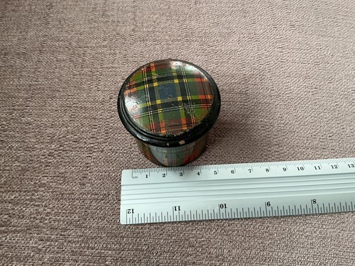 Small mauchline tartanware - small,
