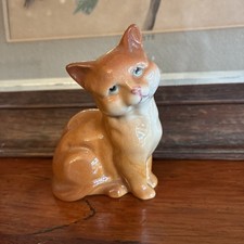 Beswick Ginger Kitten Green