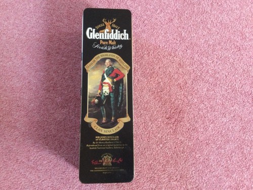 Vintage empty glenfiddich - glenfiddich, pure
