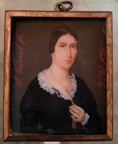 Miniature portrait a - of,