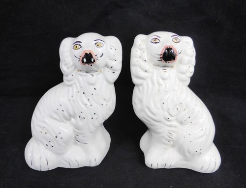 Pair vintage staffordshire - pair,