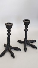 Pair of Black Cast Iron