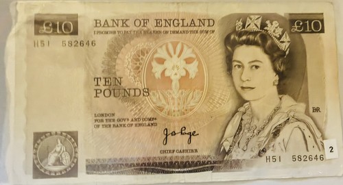 Bank england 10 good - bank, £10